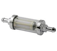 FT-6003 FUEL FILTER D-8MM CHROME