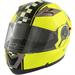 GAS A-PRO FULL FACE HELMET DOUBLE VISOR FLUO GRAPHIC SIZE XS