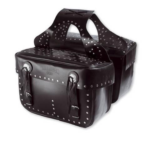 H-D BORSA IN CUOIO NERO