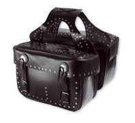 H-D BORSA IN CUOIO NERO