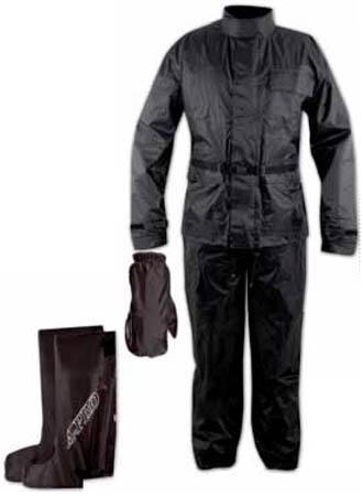 IDRO KIT WATERPROOF SUIT 2 PIECE BLACK SIZE M