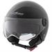 JAZZ JET HELMET DOUBLE VISOR BLACK L