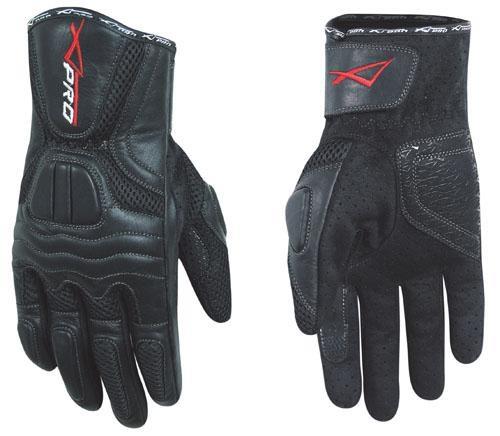 KEYMONT LEATHER/TEXTILE GLOVES BLACK SIZE 3XL