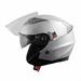 KINETIC CASCO MOD DOPPIA VISIERA ARGENTO S