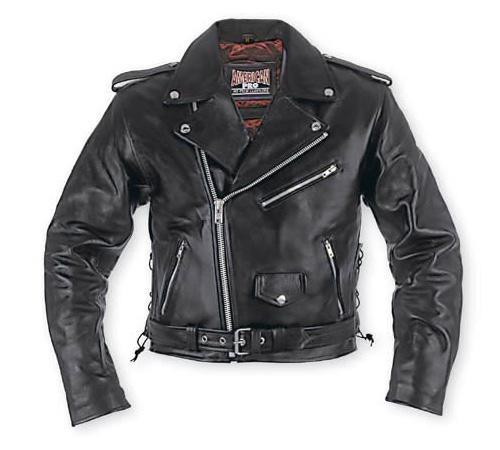 LACCI LEATHER JACKET BLACK SIZE L
