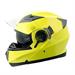 LANCER FLIP UP HELMET DOUBLE VISOR FLUO M