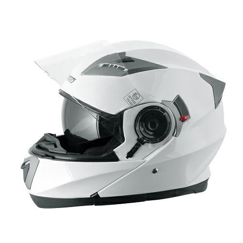 LANCER CASCO MODULARE DOPPIAVISIERA BIANCO L