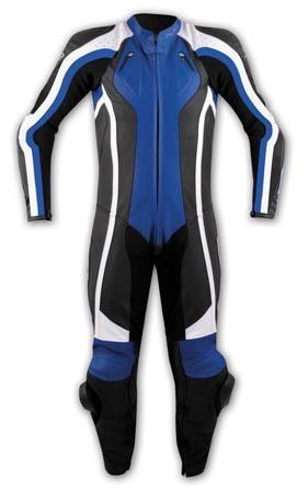 LIGHTNING LEATHER SUIT BLUE SIZE 50