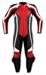 LIGHTNING LEATHER SUIT RED SIZE 50