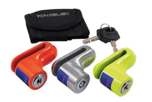 LU-0601 MINI DISK LOCK YELLOW