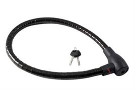 LU-0603 LUCCHETTO CAVO SNODATO 1M NERO