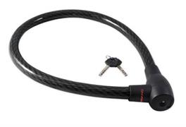 LU-0604 STEEL CABLE 1M BLACK