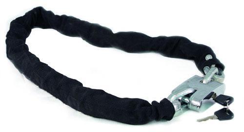 LU-0613 LUCCHETTO CATENA 1,5M NERO