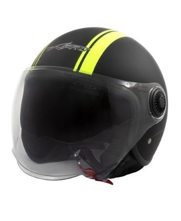 MEDLEY JET HELMET DOUBLE VISOR MATT FLUO M