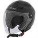 MIDWAY CASCO JET VISIERA LUNGA NERO S