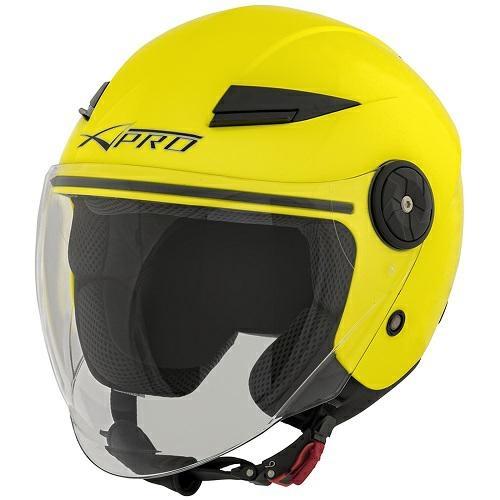 MIDWAY CASCO JET VISIERA LUNGA FLUO XS