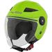 MIDWAY JET HELMET LONG VISOR GREEN L