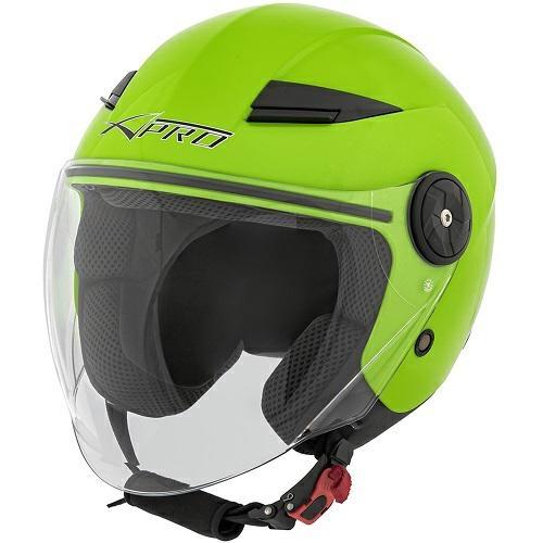 MIDWAY CASCO JET VISIERA LUNGA VERDE XS