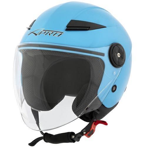 MIDWAY CASCO JET VISIERA LUNGA AZZURRO S