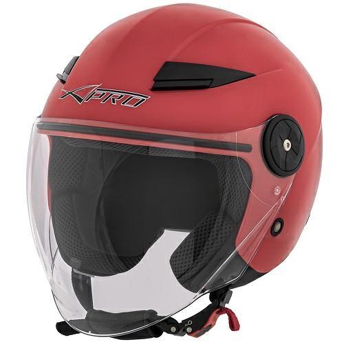 MIDWAY CASCO JET VISIERA LUNGA ROSSO XL