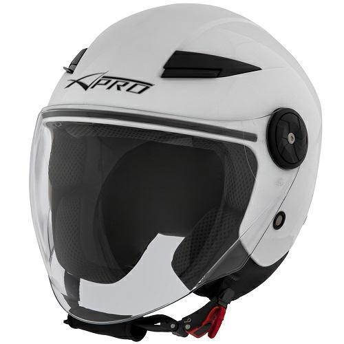 MIDWAY JET HELMET LONG VISOR WHITE M