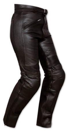 MOTOR SPORT LADY PANT. DONNA PELLE NERO TAGLIA 28