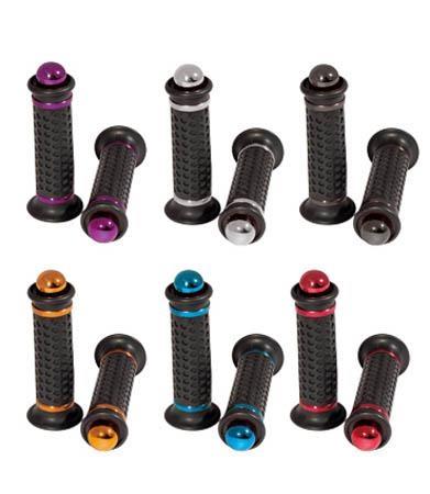 MP-1801 HANDLE GRIPS METAL/RUBBER BLACK