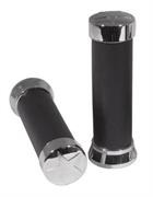 MP-1806 HANDLE GRIPS PLASTIC/RUBBER CHROMO