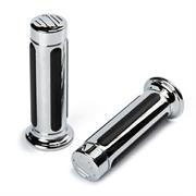 MP-1807 HANDLE GRIPS PLASTIC/RUBBER CHROMO