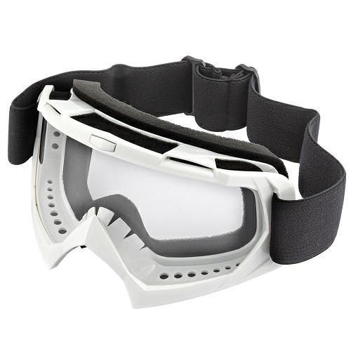 MXMK01 MASCHERA OCCHIALI OFFROAD BIANCO
