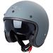 NATIVE CASCO JET VISIERA SOLE GRIGIO OPACO M