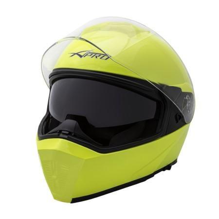 NEXIT FLIP UP HELMET DOUBLE VISOR FLUO M