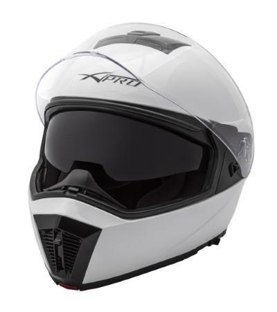 NEXIT FLIP UP HELMET DOUBLE VISOR WHITE XS