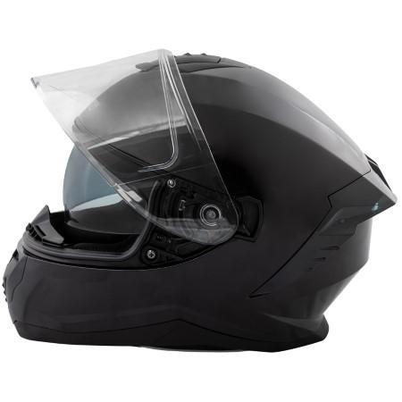 PANIC FULL FACE HELMET DOUBLE VISOR BLACK XXL