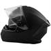 PANIC FULL FACE HELMET DOUBLE VISOR MATT BLACK L