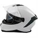 PANIC FULL FACE HELMET DOUBLE VISOR WHITE XXL