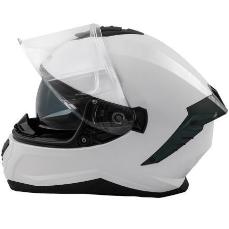 PANIC CASCO INTEGRALE DOPPIA VISIERA BIANCO M