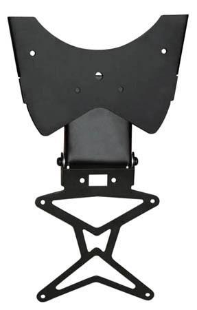 PT-5001 FLANGIA PORTA TARGA REGOLABILE NERO