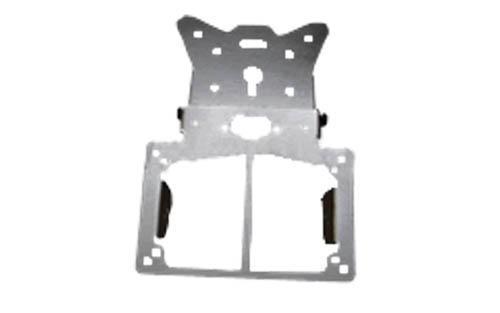 PT-5004 NUMBER PLATE HANGER BRACKET ADJUSTABLE BLACK