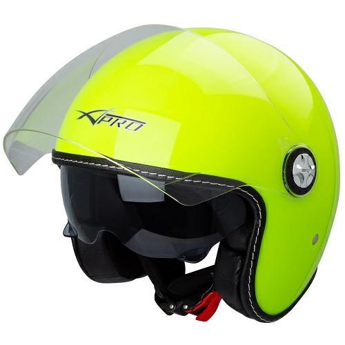 PUNKER JET HELMET DOUBLE VISOR FLUO XS