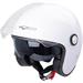 PUNKER CASCO JET DOPPIA VISIERA BIANCO S