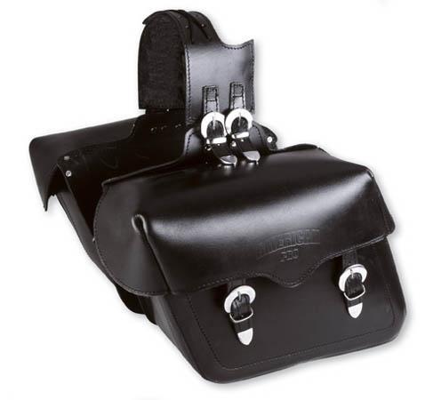 RACER BORSA IN CUOIO NERO