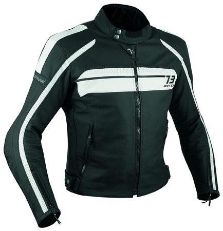 SBK LEATHER JACKET WHITE SIZE 2XL