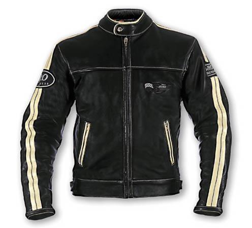 SILVERSTONE LEATHER JACKET WHITE SIZE S