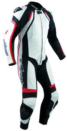 SINTESI LEATHER SUIT RED SIZE 58