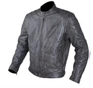 SOUTHGARAGE LEATHER JACKET BLACK SIZE S