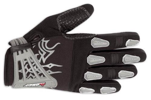 SPIDER GUANTO IN PELLE-TESSUTO GRIGIO TAGLIA 3XL