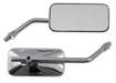 SR-4007 (PAIR) CUSTOM MIRROR THREAD M10 CHROME