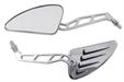 SR-4010 COPPIA SPECCHIO CUSTOM FILETTO M10 CROMO