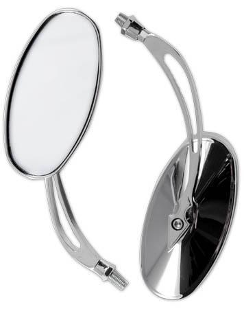 SR-4013 COPPIA SPECCHIO CUSTOM FILETTO M10 CROMO